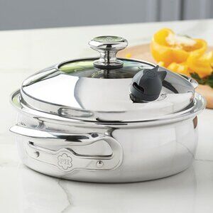 Vida Sana® 5-Ply Stainless Steel Cookware 2.5-Qt. Casserole 5561